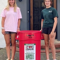 MK Lutz chair food collection initiative that raised more than 1500 pounds of food during summer of COVID-19